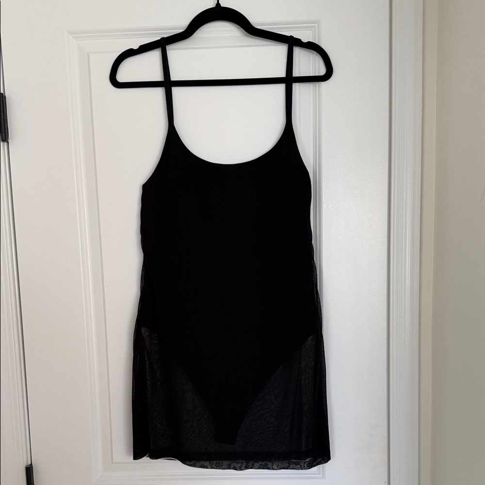 Jacquemus Black Sheer Slip Dress - Picture 3 of 6